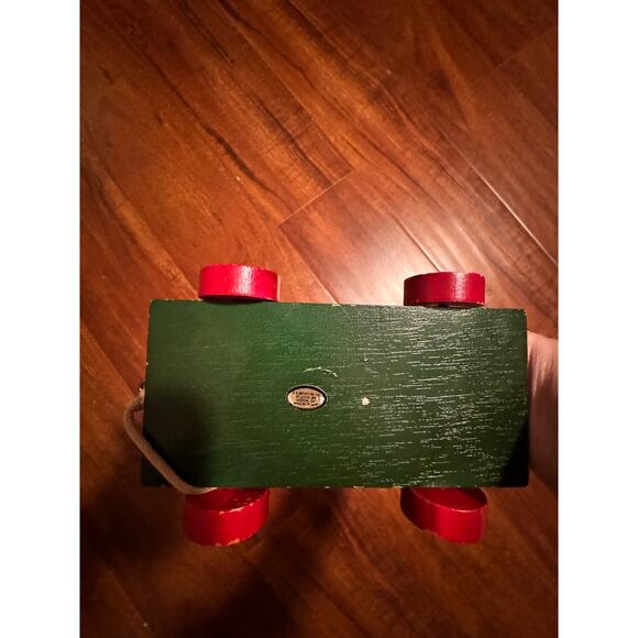 Vintage Santa Claus Pull Toy Wooden Christmas Nostalgic St. Nick - Picture 14 of 15